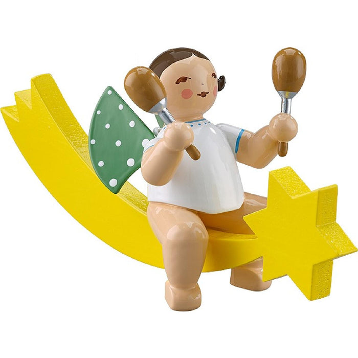 Wendt & Kühn Engel mit Maracas, auf Schweif