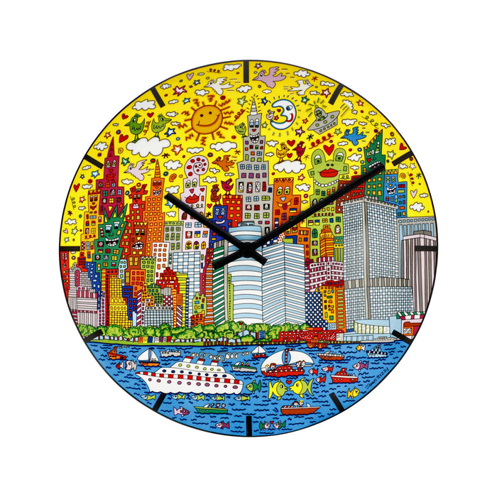 Goebel James Rizzi My New York City Sunset Wanduhr