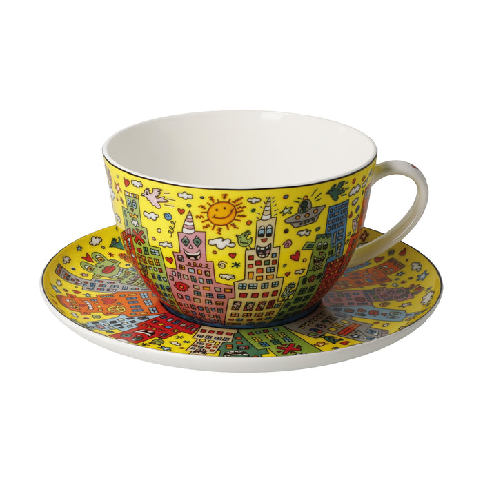 Goebel James Rizzi My New York City Sunset Milchkaffeetasse