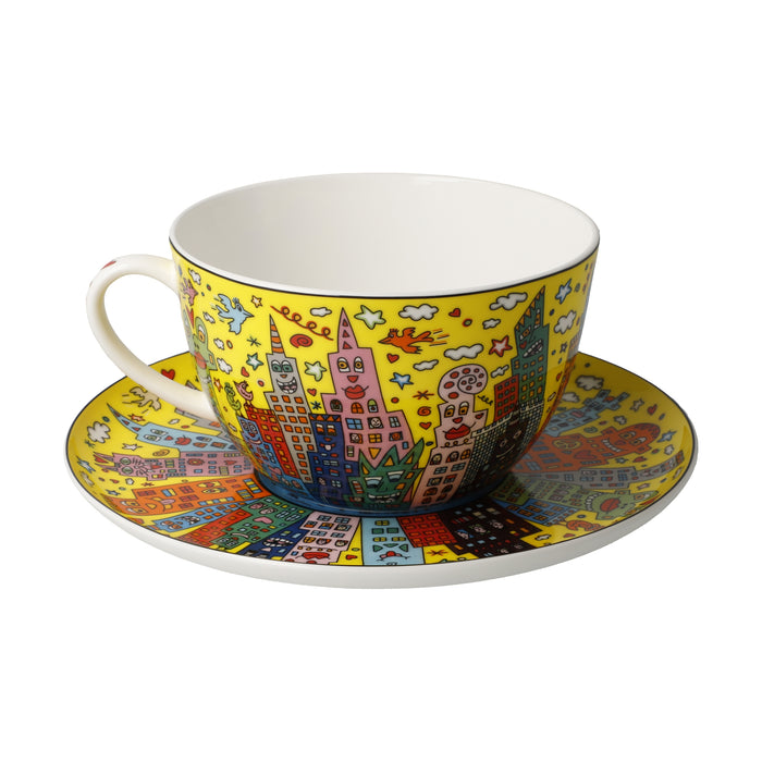 Goebel James Rizzi My New York City Sunset Milchkaffeetasse
