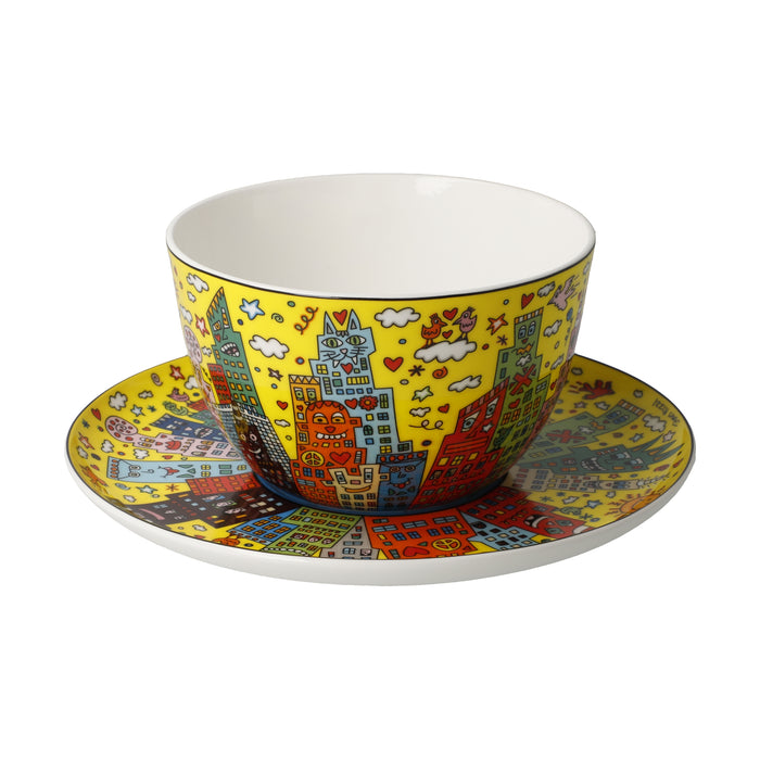 Goebel James Rizzi My New York City Sunset Milchkaffeetasse