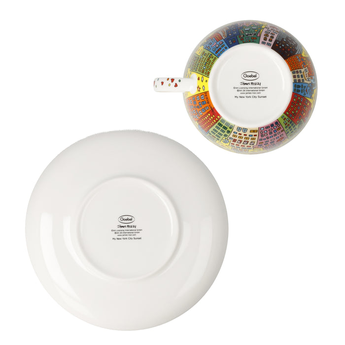Goebel James Rizzi My New York City Sunset Milchkaffeetasse