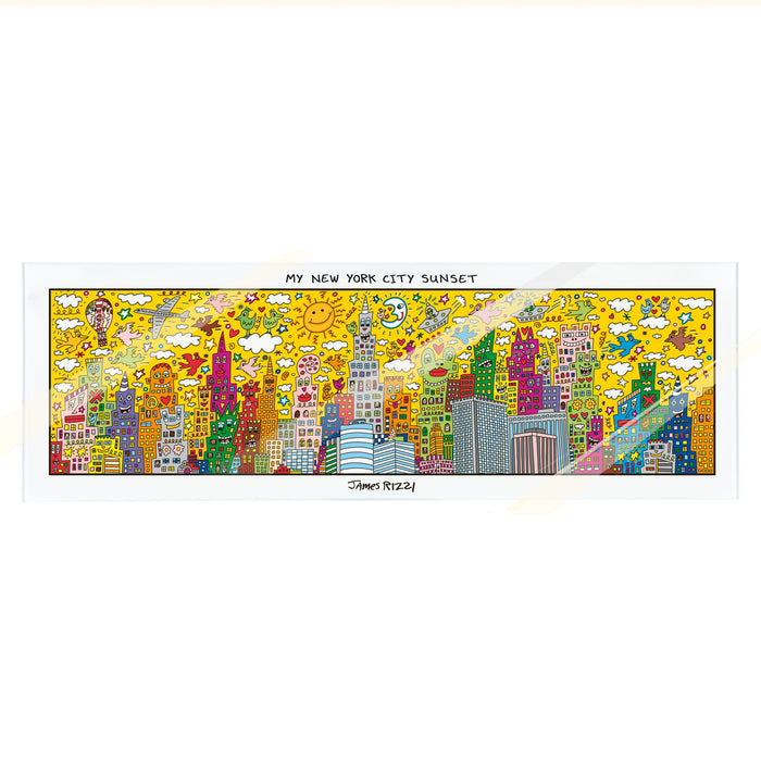 Goebel James Rizzi - My New York City Sunset Magnettafel