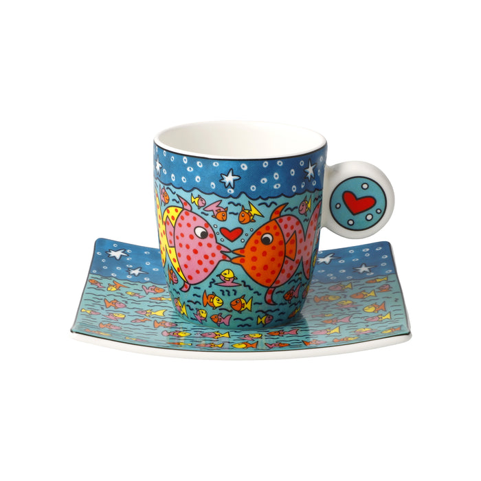 Goebel Rizzi Family of Fish Espressotasse