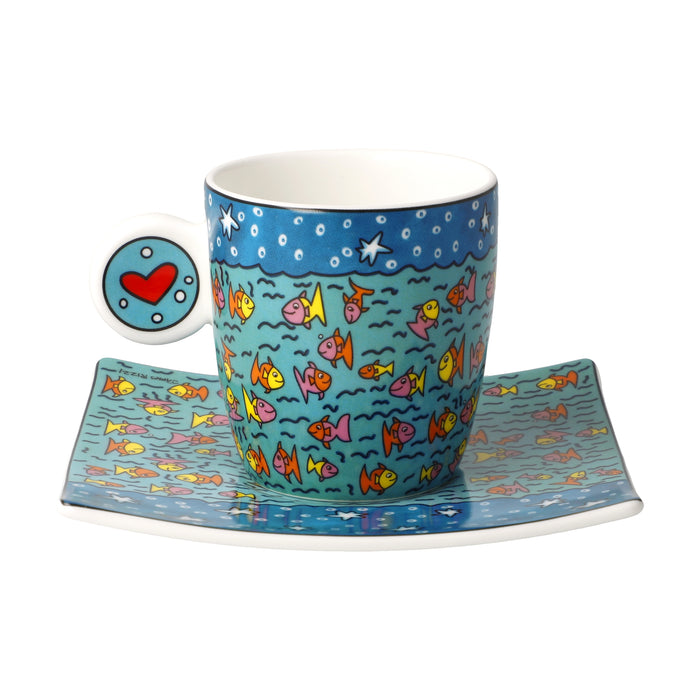 Goebel Rizzi Family of Fish Espressotasse