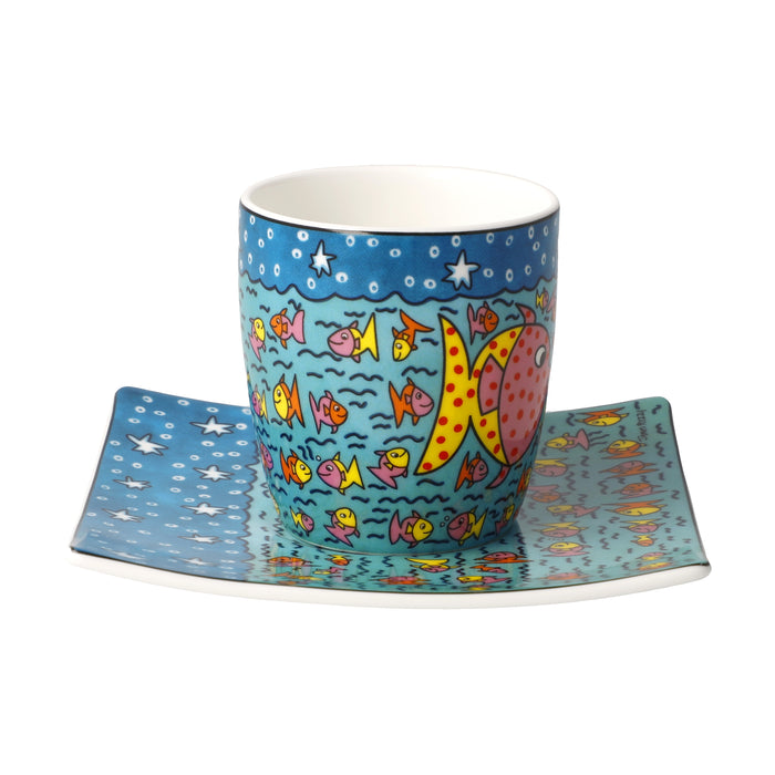 Goebel Rizzi Family of Fish Espressotasse