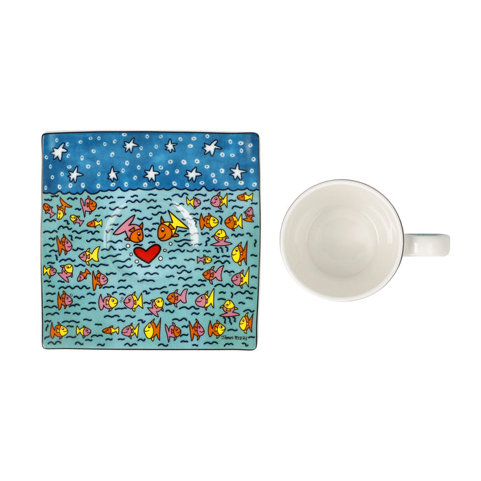Goebel Rizzi Family of Fish Espressotasse