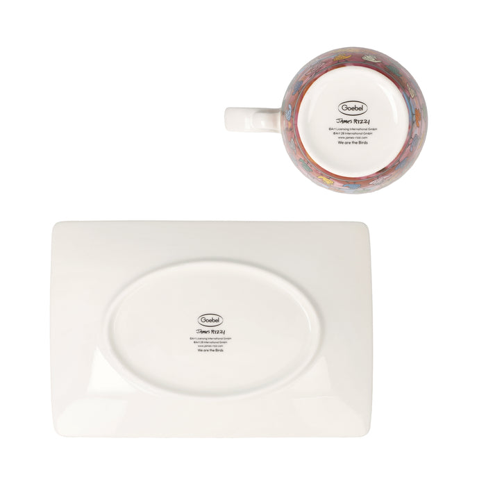 Goebel Rizzi We are the Birds Künstlertasse mit Untertasse