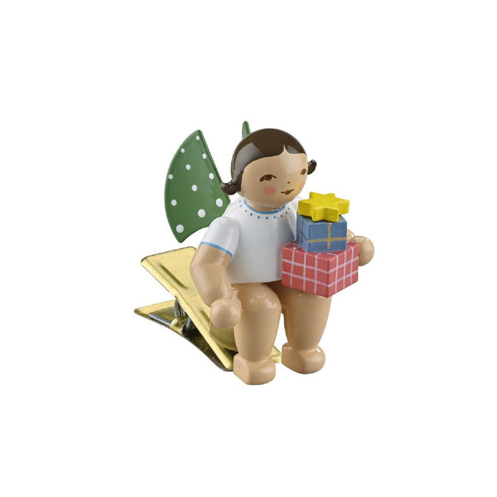 Wendt & Kühn Engel mit Geschenken, auf Klemme