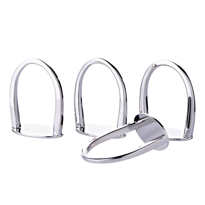 EDZARD Serviettenring Steigbügel, 4er Satz, H 6 cm