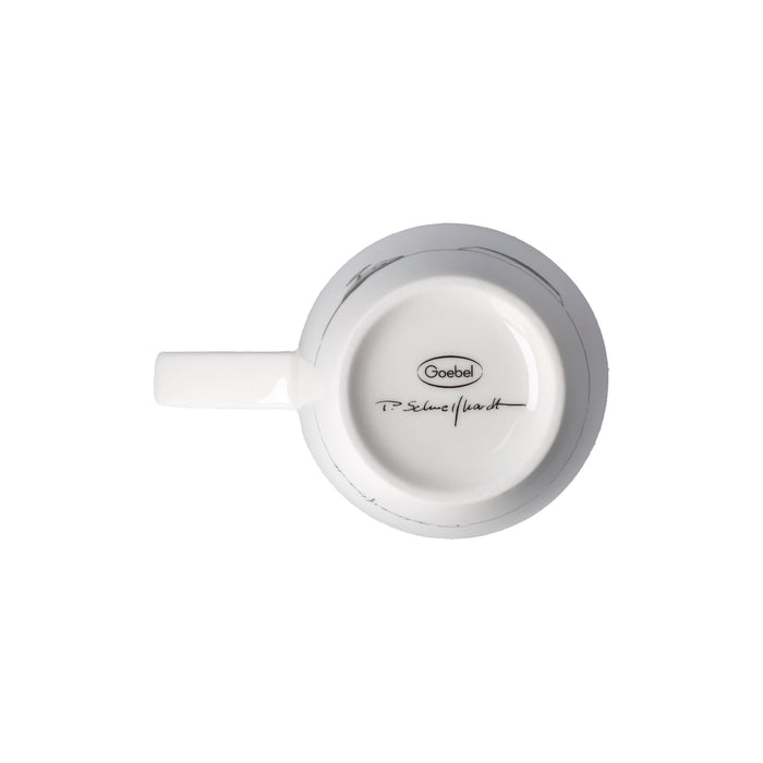 Goebel Peter Schnellhardt  Mittagspause Teetasse mit Deckel und Sieb