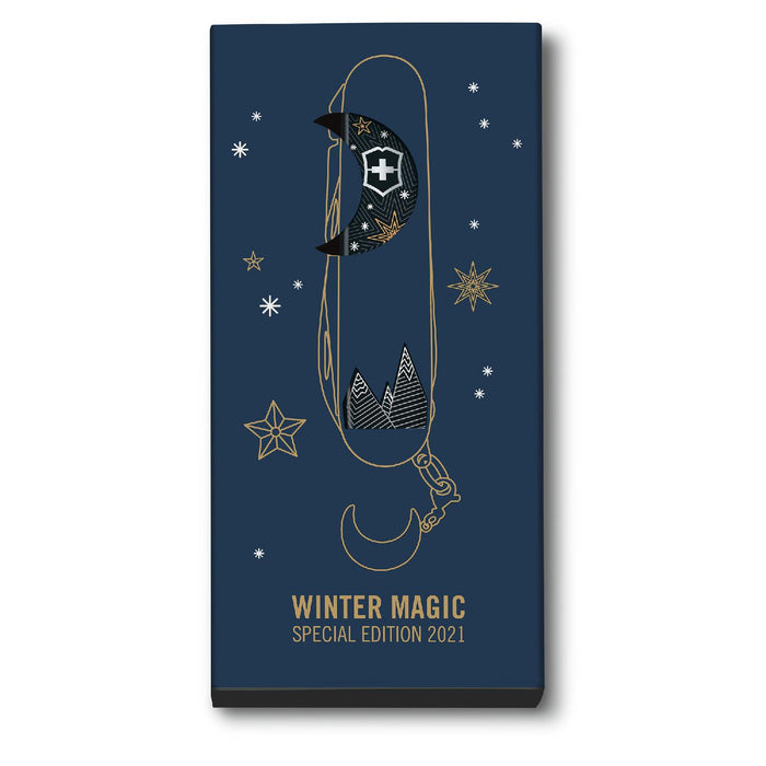 Victorinox Climber Lite Winter Magic Special Edition 2021, Blau/Schwarz