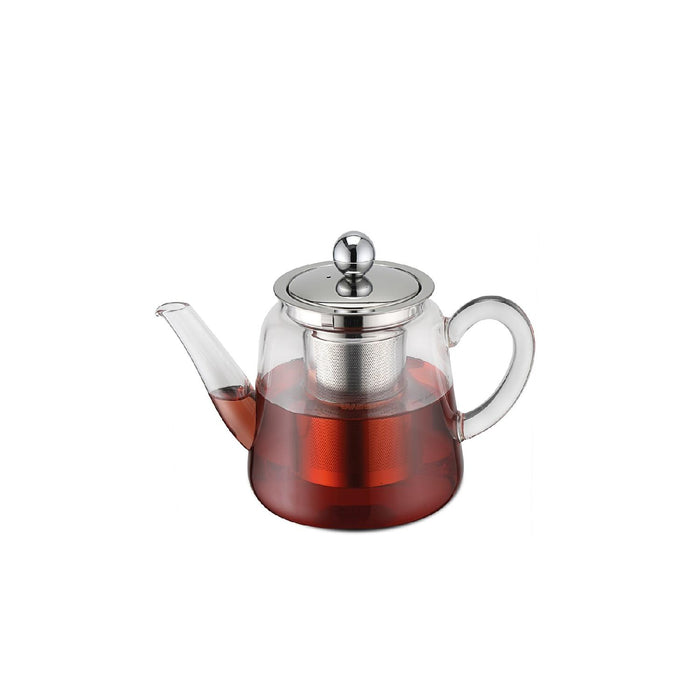 Teekanne Borosilikatglas mit Teefilter 750 ml