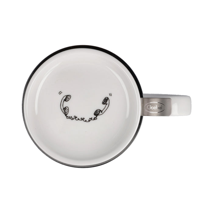 Goebel Freundlieb - Ziemlich beste Freundinnen Teetasse mit Deckel und Sieb