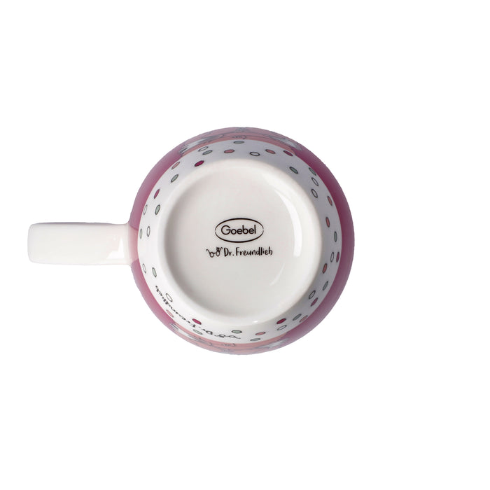 Goebel Freundlieb - Ich muss gar nix Teetasse mit Deckel und Sieb