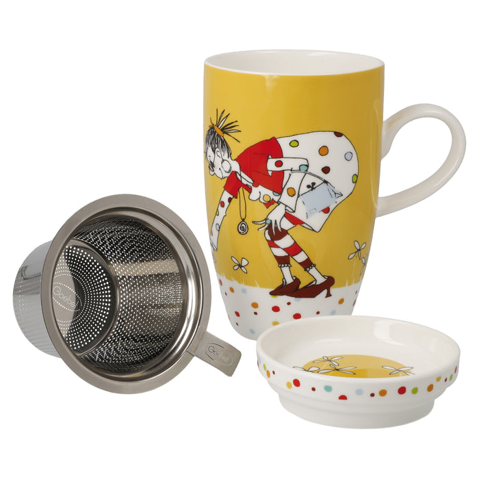 Goebel Freundlieb Kleine Dinge Teetasse mit Deckel und Sieb