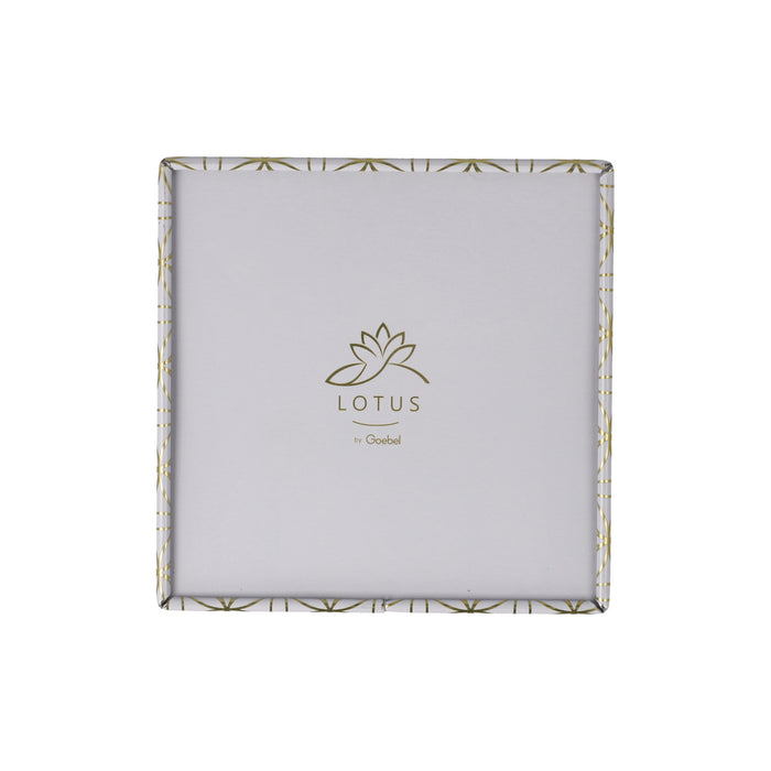 Goebel Lotus - Blume des Lebens weiß Teedose