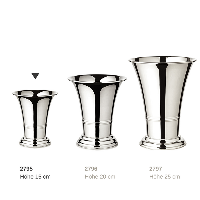 EDZARD Vase Tromba H 15 cm
