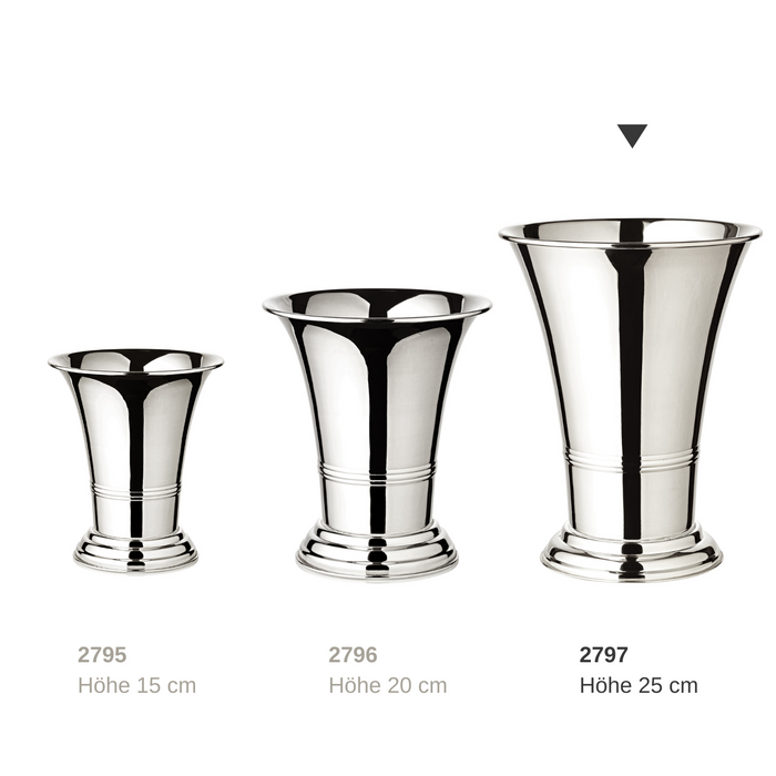 EDZARD Vase Tromba H 25 cm