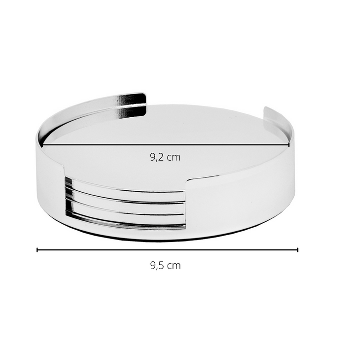 EDZARD Untersetzer Due 4er Satz Ø 9 cm