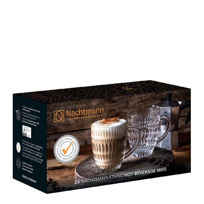 Nachtmann Ethno Becher für Heißgetränke, Teebecher, 2er-Set