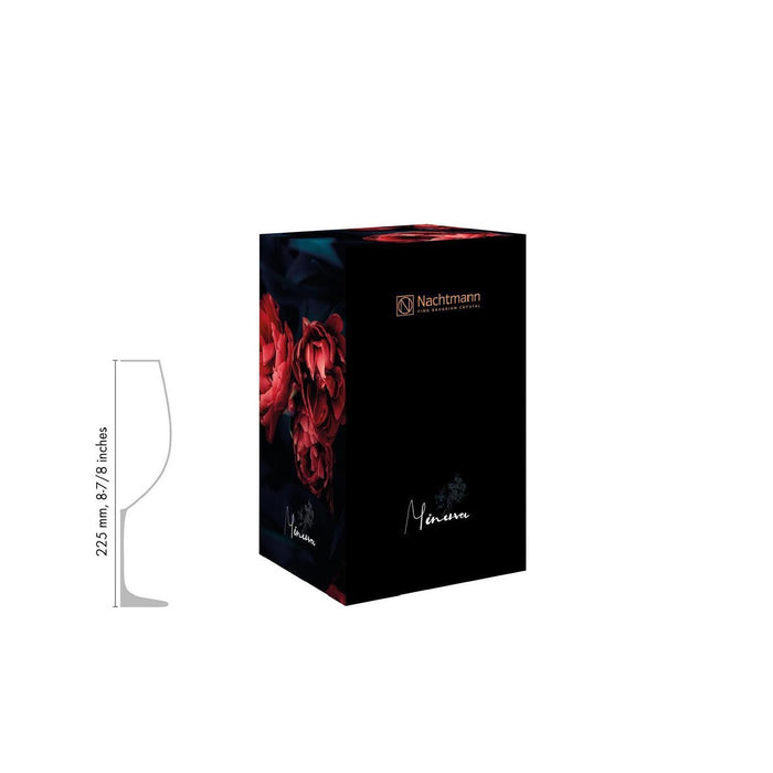 NACHTMANN Minerva Vase mit Fuß - Platin, 32cm