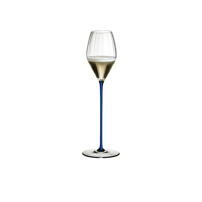 CHAMPAGNE GLASS DARK BLUE