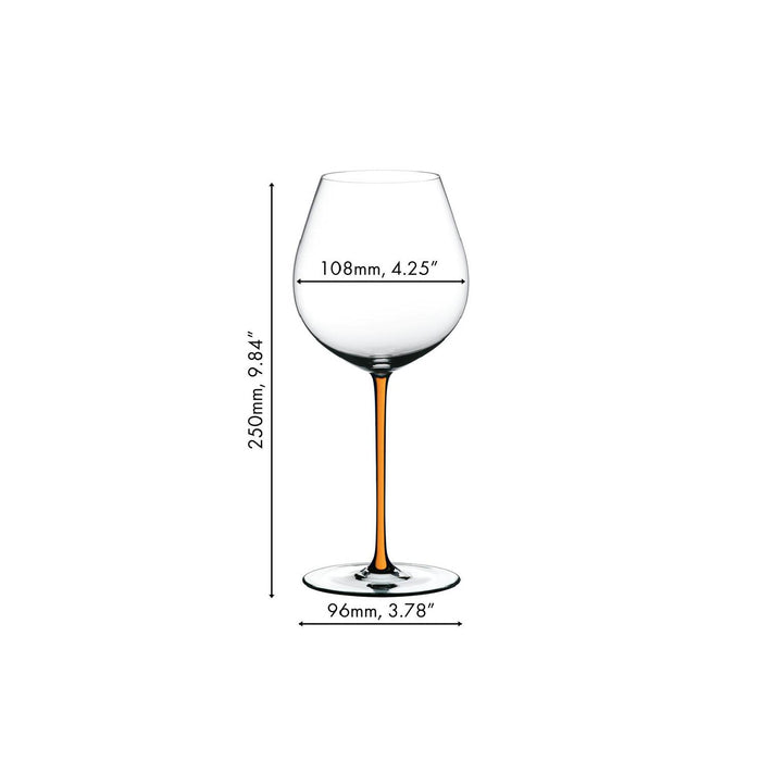 Riedel Fatto a Mano Pinot Noir Orange