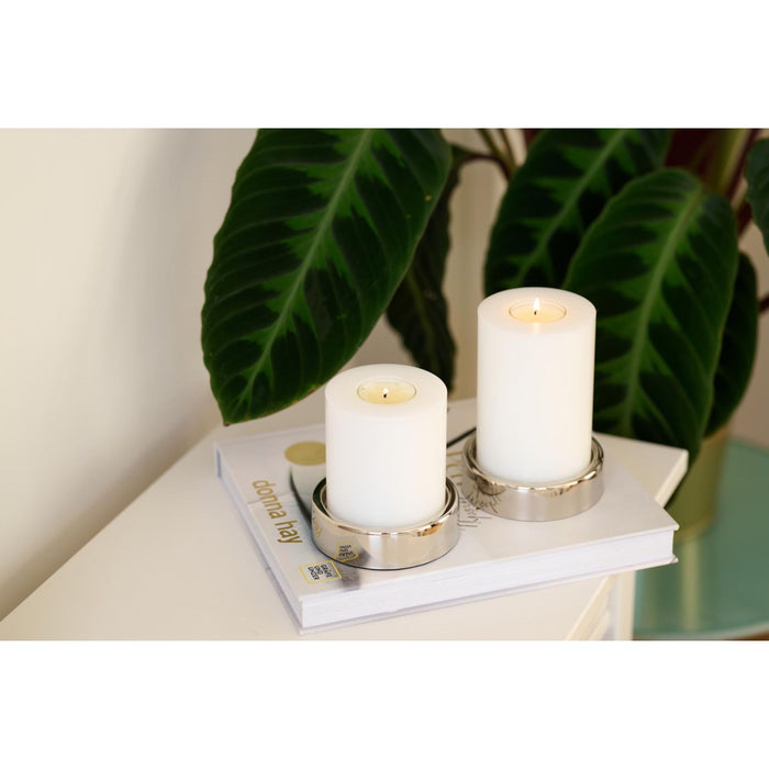 EDZARD Kerzenständer Sanremo 2er Set Ø 10 cm