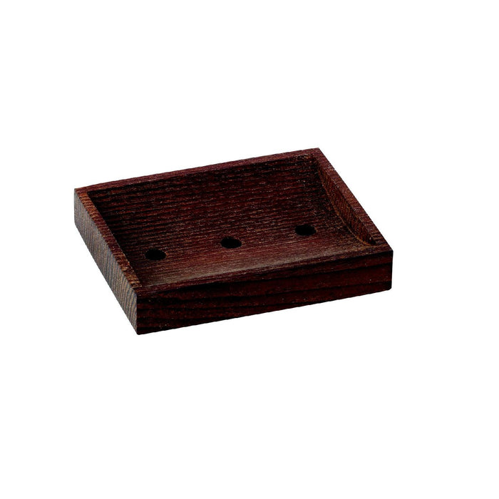 Redecker Seifenschale, Thermoholz, geölt, eckig