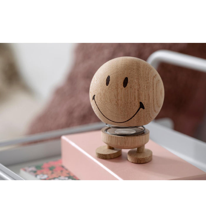 Hoptimist Smiley Hoptimist 7,4 x 8,3 x 9,5 cm M Raw oak
