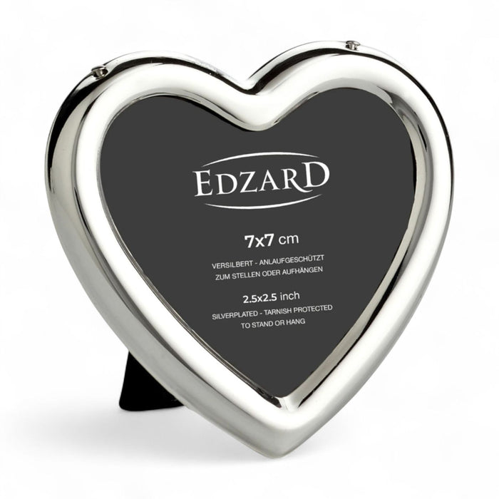 EDZARD Mini-Fotorahmen Herz 7x7cm