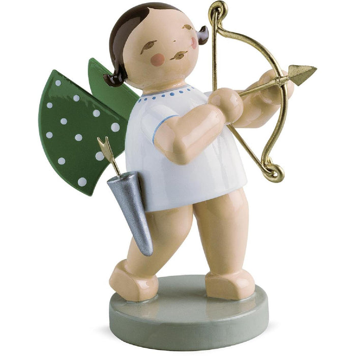 Wendt & Kühn No. 1, Amorengel, Engel mit Bogen · vergoldet