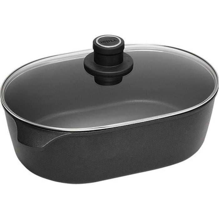 Woll gussbräter, oval 32 x 22 cm, 12 cm hoch, 6 L