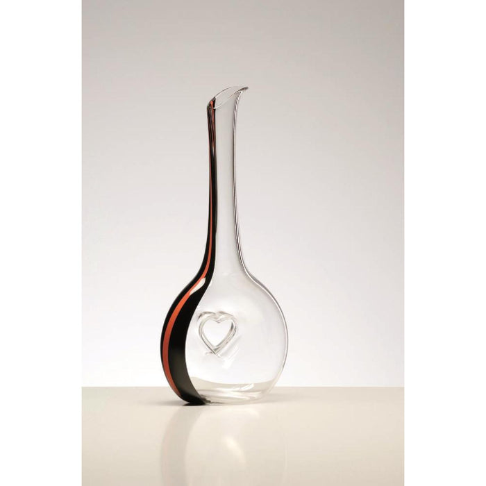 Riedel Black Tie Bliss Dekanter Schwarz / Rot