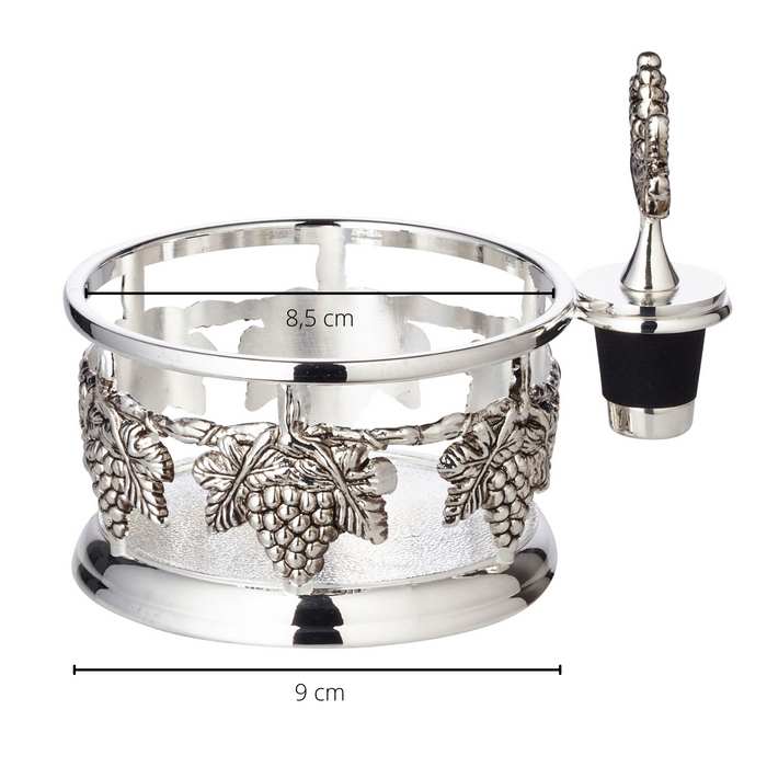 EDZARD Flaschenuntersetzer Traube Ø 9 cm