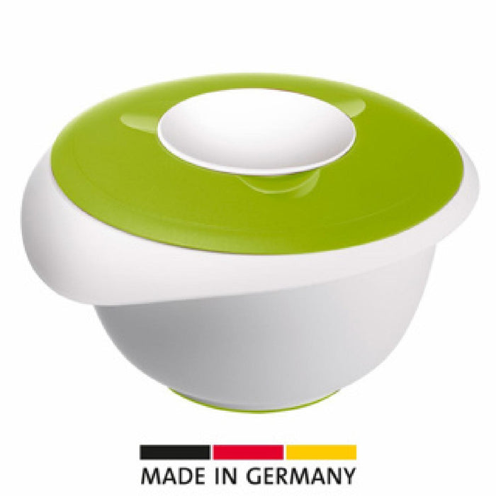 Rührschüssel mit zweigeteiltem Deckel, 2,5 l, apfelgrün