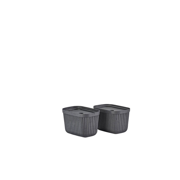Zone Denmark Aufbewahrungsbox Pulp 23 x 15 cm 2 Stck. Black