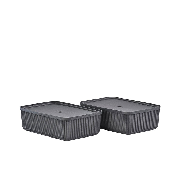 Zone Denmark Aufbewahrungsbox Pulp 48 x 32 cm 2 Stck. Black