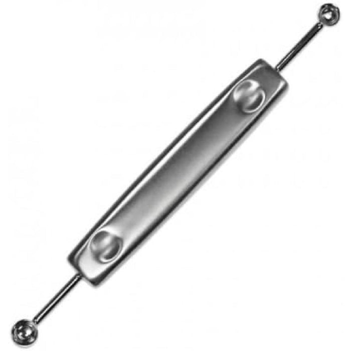 Städter Kugelausstecher 2 in 1, doppelseitig Dekormesser, Edelstahl, Silber, 20x2x2 cm