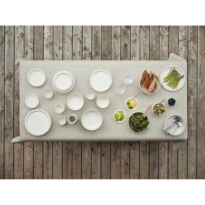 Zone Denmark Salatschüssel Eau 1,4 Liter 24 cm Offwhite Porzellan