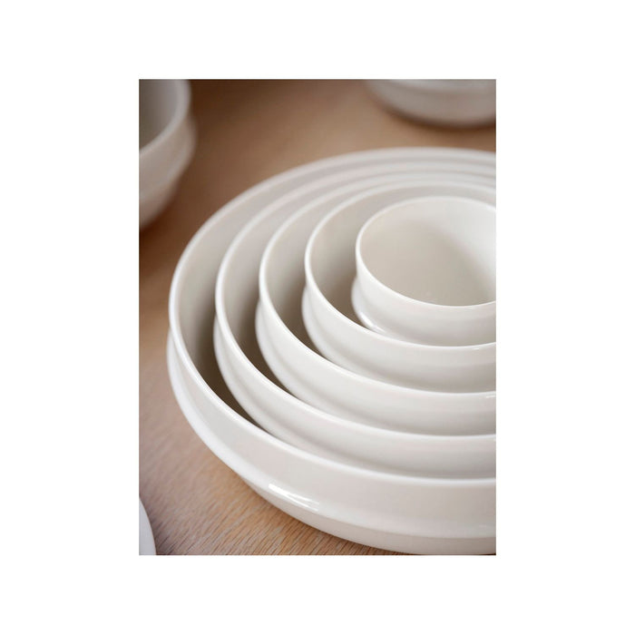 Zone Denmark Salatschüssel Eau 1,4 Liter 24 cm Offwhite Porzellan