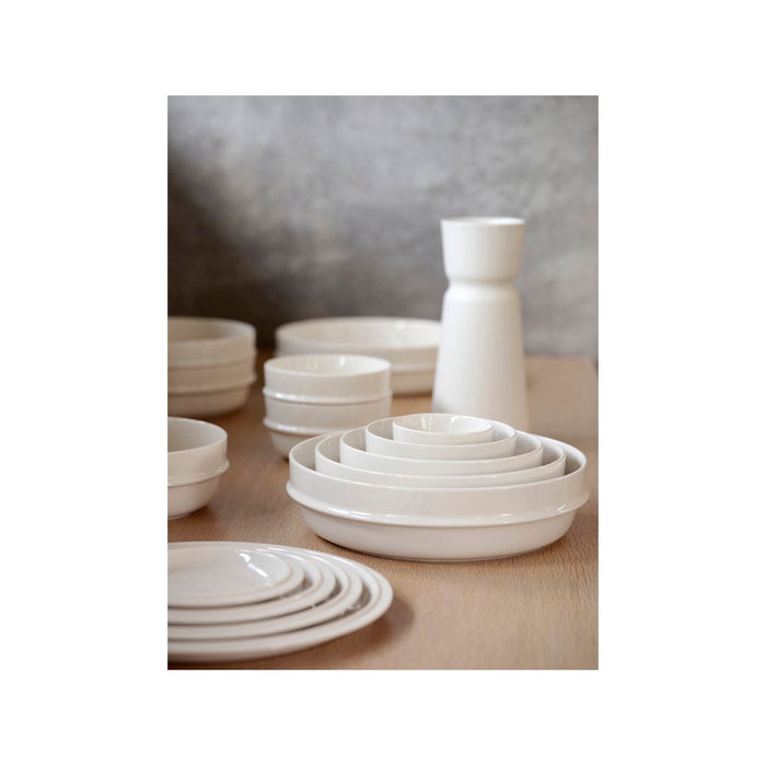 Zone Denmark Salatschüssel Eau 1,4 Liter 24 cm Offwhite Porzellan