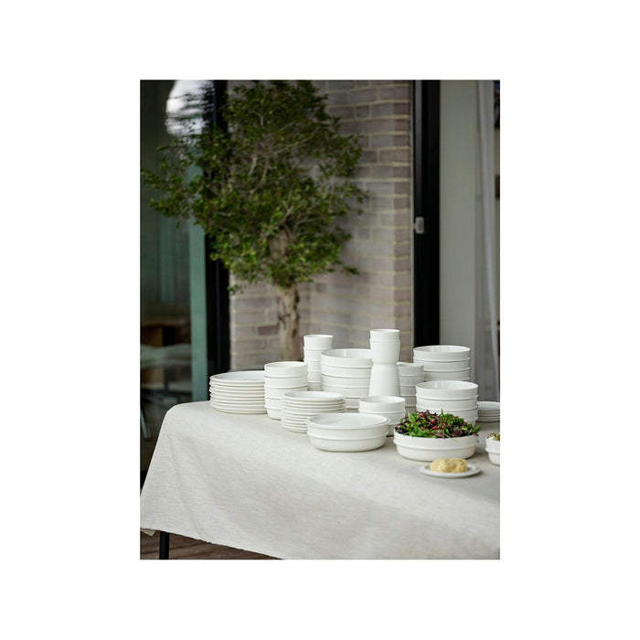 Zone Denmark Salatschüssel Eau 1,4 Liter 24 cm Offwhite Porzellan