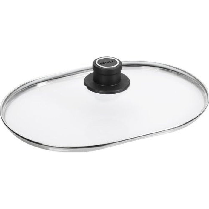 Woll Deckel, Glas, transparent, 32 x 42 x 4 cm