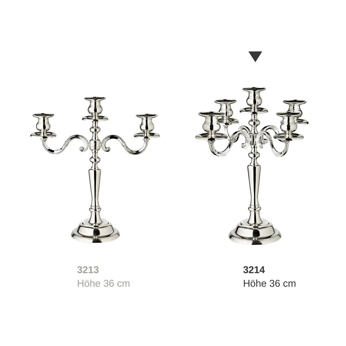 EDZARD Leuchter Regina 5-flammig H 37 cm