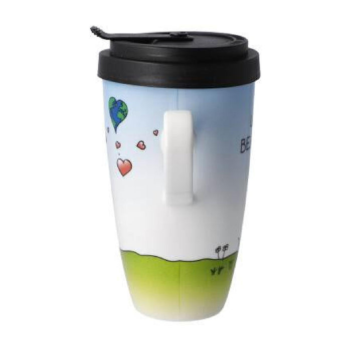 Goebel Wohnaccessoires Der kleine Yogi - "Life is beautiful" - Mug To Go