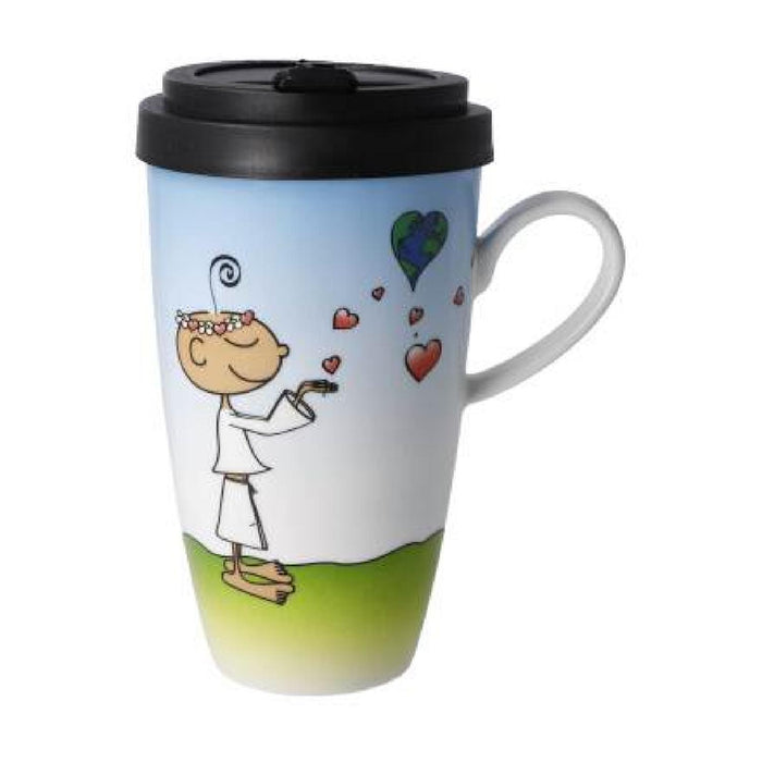 Goebel Wohnaccessoires Der kleine Yogi - "Life is beautiful" - Mug To Go
