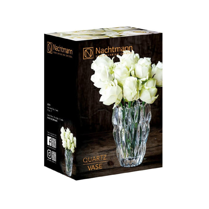 Vase oval 255/152 16 cm Quartz