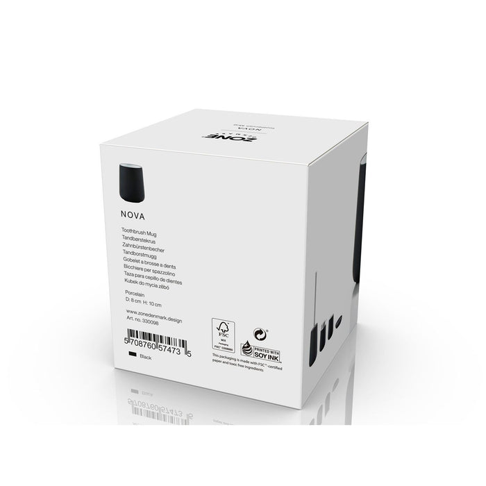Zone Denmark Zahnbürstenbecher Nova Black